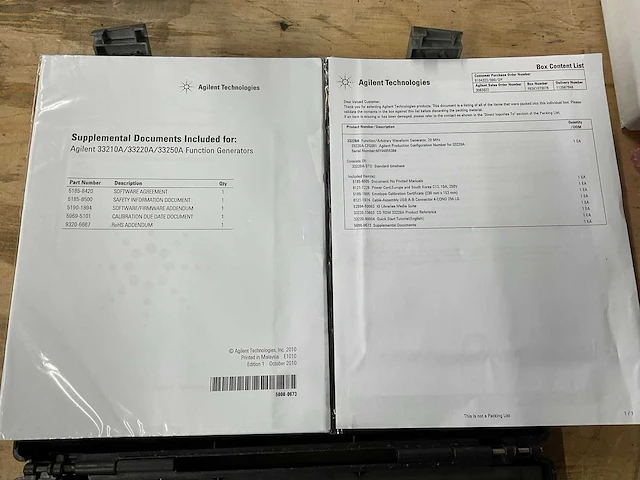 Agilent 33220a signaalgenerator, 20mhz - afbeelding 3 van  3