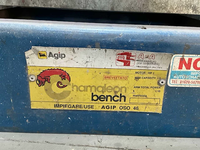Agip (spanesi) - a x a chamaleon bench - agip axa richtbank (spanesi) - afbeelding 6 van  19