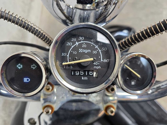 Agm - bromscooter - retro - 4t 45km uitvoering f852pf - afbeelding 6 van  6