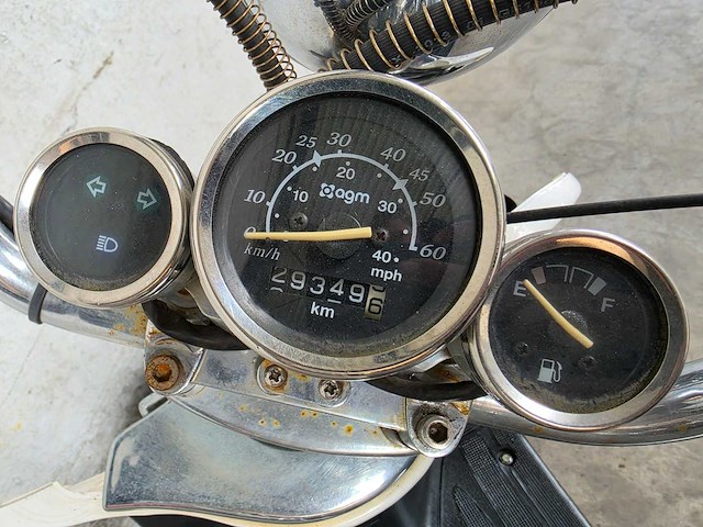 Agm - snorscooter - retro - 4t 25km uitvoering brommer f969tl - afbeelding 6 van  7