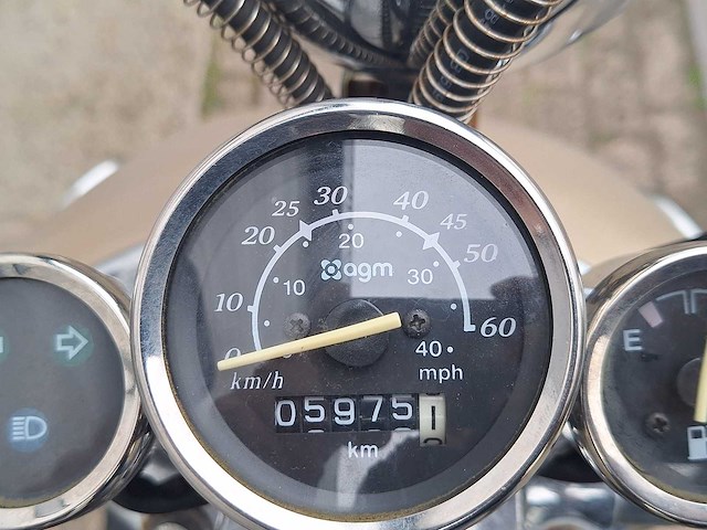 Agm grande retro 25 km snorscooter 4takt - afbeelding 4 van  7