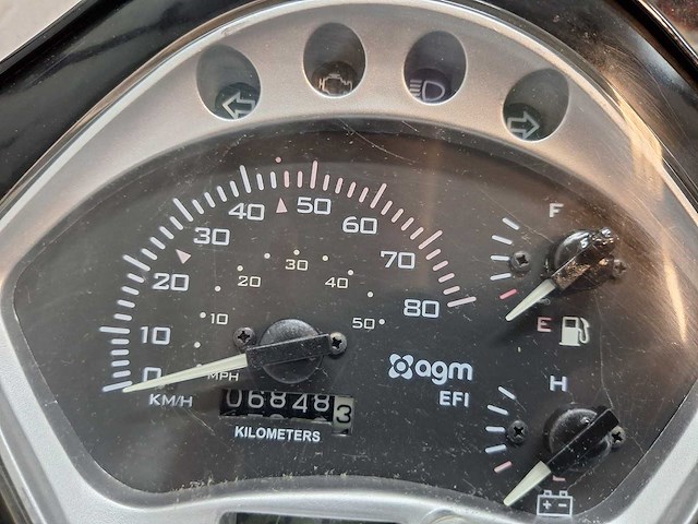 Agm vx50 45 km bromscooter 4takt - afbeelding 4 van  7