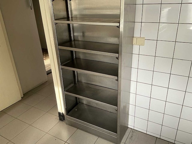 Agma rvs wandkast (model mpeps180.94 pensile) + legbordkast rvs 750mm - afbeelding 6 van  10