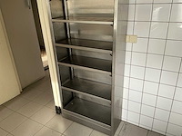 Agma rvs wandkast (model mpeps180.94 pensile) + legbordkast rvs 750mm - afbeelding 6 van  10