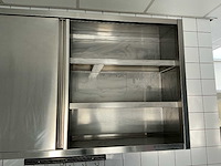 Agma rvs wandkast (model mpeps180.94 pensile) + legbordkast rvs 750mm - afbeelding 8 van  10