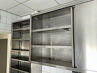 Agma rvs wandkast (model mpeps180.94 pensile) + legbordkast rvs 750mm - afbeelding 9 van  10