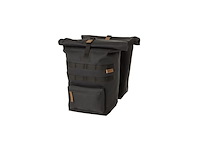 Agu convoy dubbele fietstas urban click'ngo mik 34l antraciet - afbeelding 2 van  4