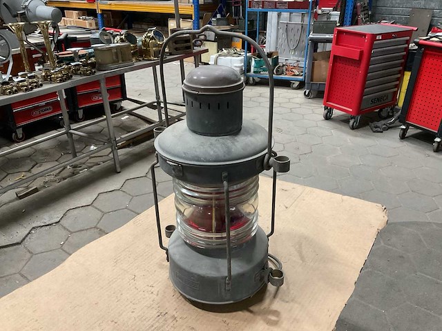 Ahlemann schlatter z16087 vintage marine lamp - afbeelding 3 van  5