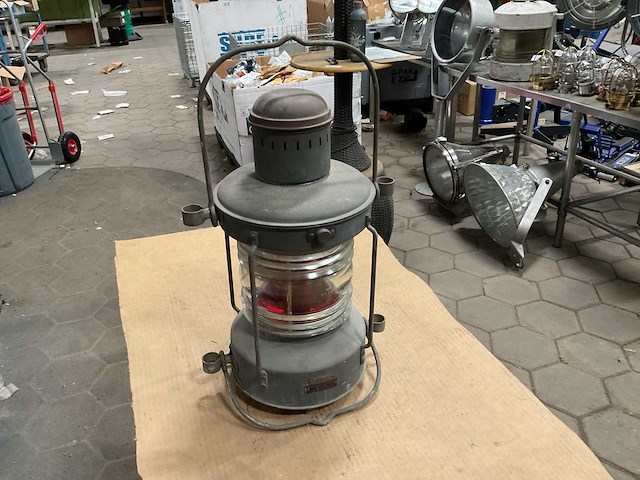 Ahlemann schlatter z18022 vintage marine lamp - afbeelding 1 van  5