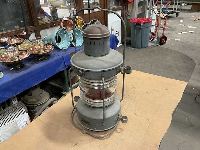 Ahlemann schlatter z18022 vintage marine lamp - afbeelding 4 van  5