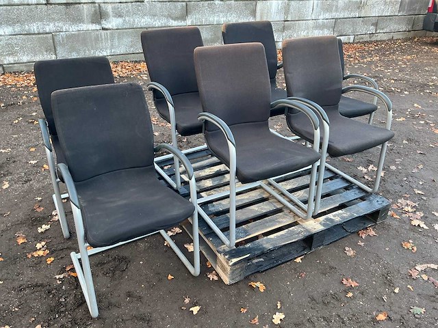 Ahrand kantinestoel 7x - afbeelding 1 van  10