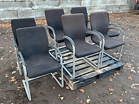 Ahrand kantinestoel 7x