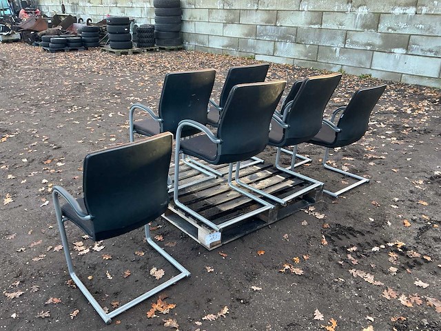 Ahrand kantinestoel 7x - afbeelding 6 van  10