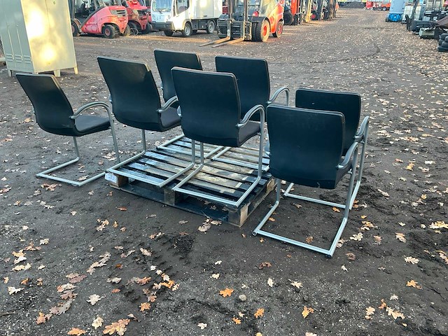 Ahrand kantinestoel 7x - afbeelding 8 van  10