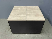 Ahrend - rechthoek ladenkast 76x42,5x57 cm (2x) - afbeelding 1 van  11
