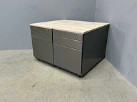 Ahrend - rechthoek ladenkast 76x42,5x57 cm (2x)