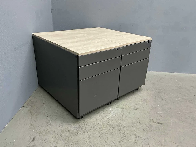 Ahrend - rechthoek ladenkast 76x42,5x57 cm (2x) - afbeelding 2 van  11