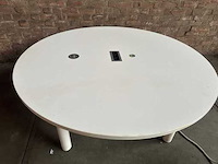 Ahrend - vergadertafel elektrisch in hoogte verstelbaar ø160cm - afbeelding 3 van  6