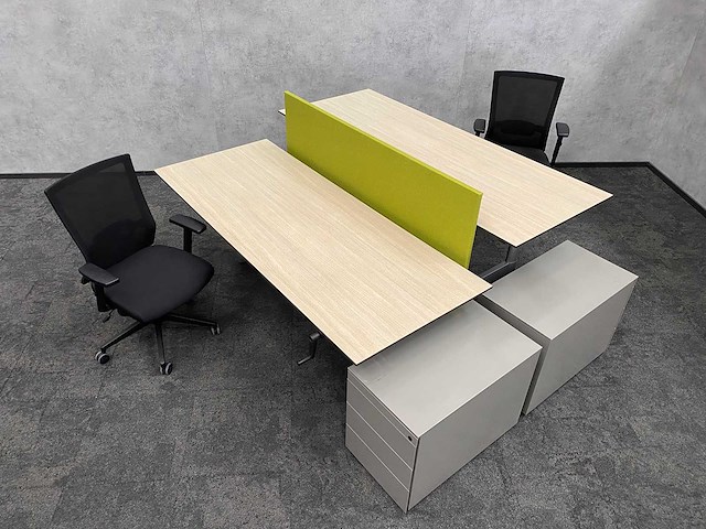 Ahrend 500 - complete zit-zit slinger duo werkplek 200x80 - afbeelding 11 van  20