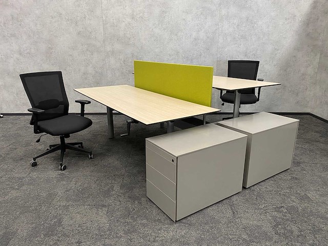 Ahrend 500 - complete zit-zit slinger duo werkplek 200x80 - afbeelding 12 van  20