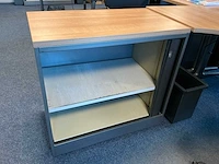 Ahrend buik bureau 180x120cm (2x) - afbeelding 5 van  9
