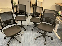 Ahrend bureaustoel (4x) - afbeelding 1 van  5