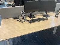 Ahrend duo zit-sta bureau met 2 losse bureaus - afbeelding 6 van  6
