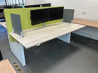 Ahrend duo zit-sta bureau met monitoren - afbeelding 7 van  14