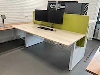 Ahrend duo zit-sta bureau met monitoren - afbeelding 5 van  14