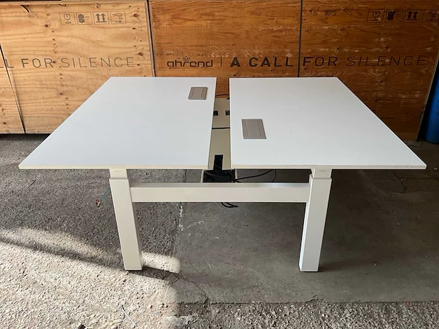 Ahrend duo zit/sta-bureau, elektrisch verstelbaar 65-130cm - 140x170cm (2x) - afbeelding 2 van  9