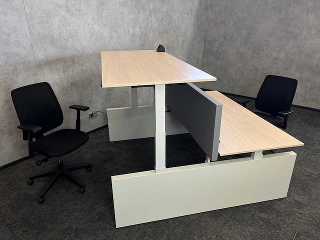 Ahrend /haworth - complete elektrisch zit-sta werkplek 180x80 - afbeelding 8 van  35