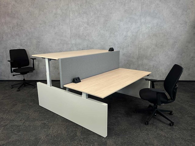 Ahrend /haworth - complete elektrisch zit-sta werkplek 180x80 - afbeelding 1 van  35