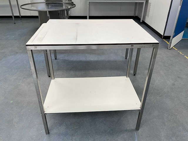 Ahrend laboratorium rvs tafels (2x) - afbeelding 4 van  7