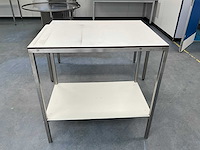 Ahrend laboratorium rvs tafels (2x) - afbeelding 4 van  7