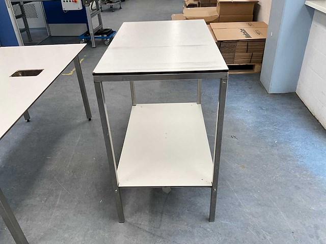 Ahrend laboratorium rvs tafels (2x) - afbeelding 5 van  7