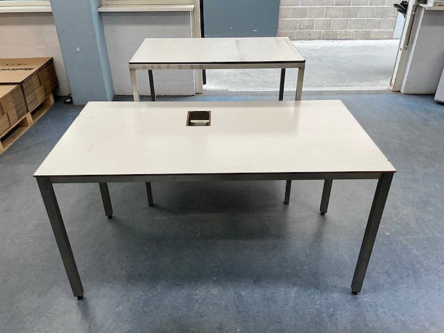 Ahrend laboratorium rvs tafels (2x) - afbeelding 6 van  7