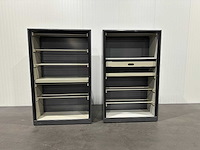 Ahrend roldeurkast | archiefkast | 195 x 120 x 45 cm | antraciet - afbeelding 1 van  3