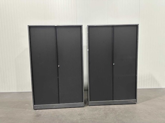 Ahrend roldeurkast | archiefkast | 195 x 120 x 45 cm | antraciet - afbeelding 1 van  4