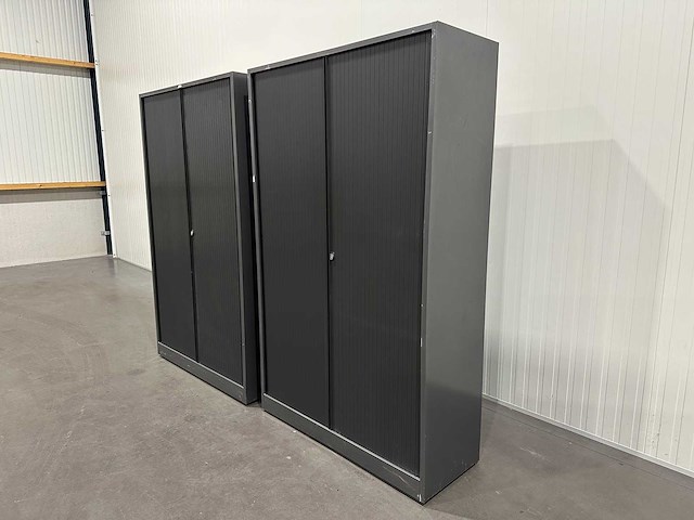 Ahrend roldeurkast | archiefkast | 195 x 120 x 45 cm | antraciet - afbeelding 2 van  4