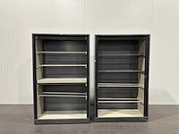 Ahrend roldeurkast | archiefkast | 195 x 120 x 45 cm | antraciet - afbeelding 3 van  4