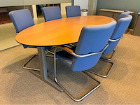 Ahrend vergadertafel met -stoelen - afbeelding 2 van  11
