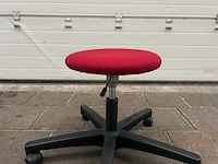 Ahrend verrijdbare werkkruk / bureaustoel rood (11x) - afbeelding 1 van  1
