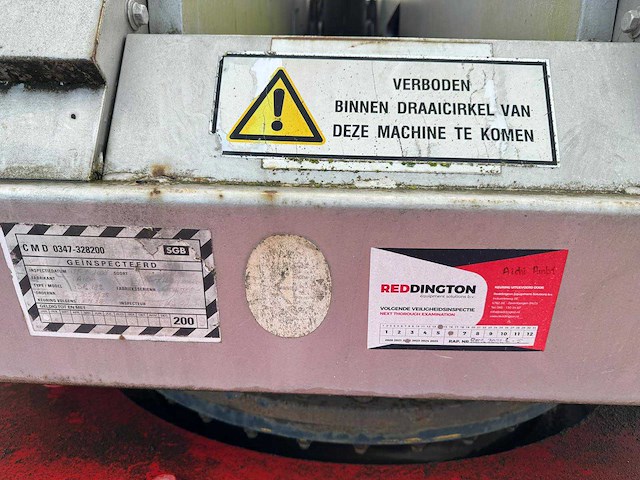 Aichi sr182 rups telescoop hoogwerker - afbeelding 10 van  10