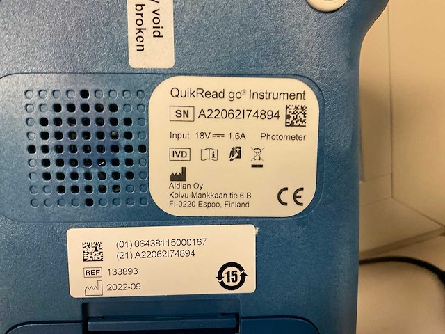 Aidan quikread go instrument - afbeelding 5 van  5