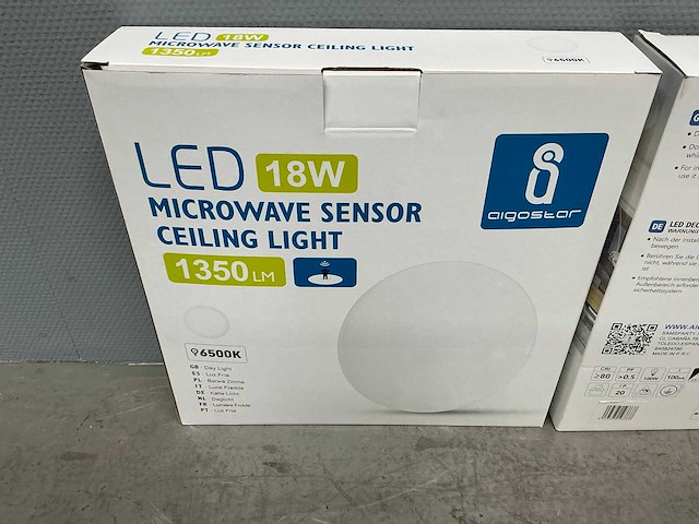 Aigostar - microwave sensor - plafondlamp - afbeelding 3 van  5