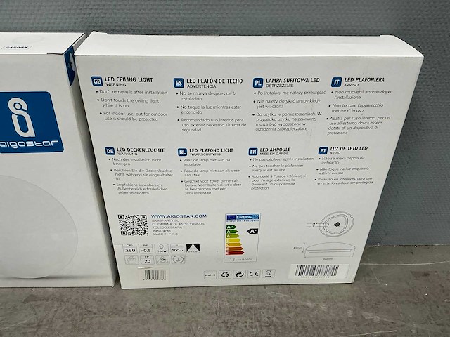 Aigostar - microwave sensor - plafondlamp - afbeelding 5 van  5