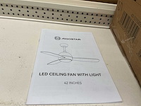 Aigostar plafondlamp met ventilator - afbeelding 1 van  3