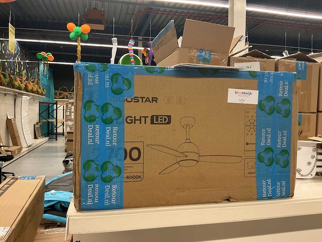Aigostar plafondlamp met ventilator - afbeelding 3 van  3