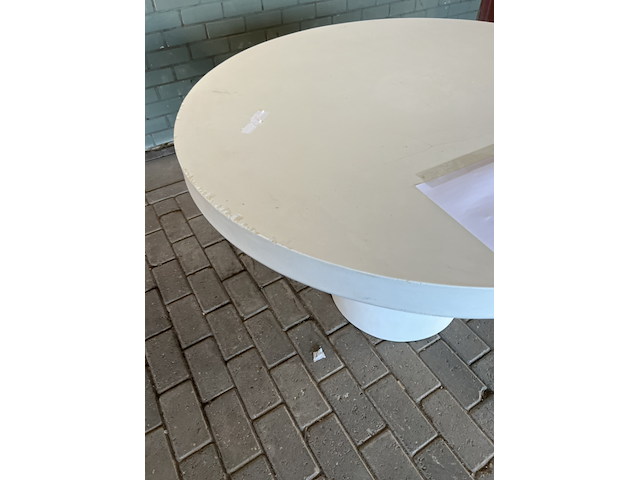 Aiguablava eettafel, kave home , wit - afbeelding 3 van  7