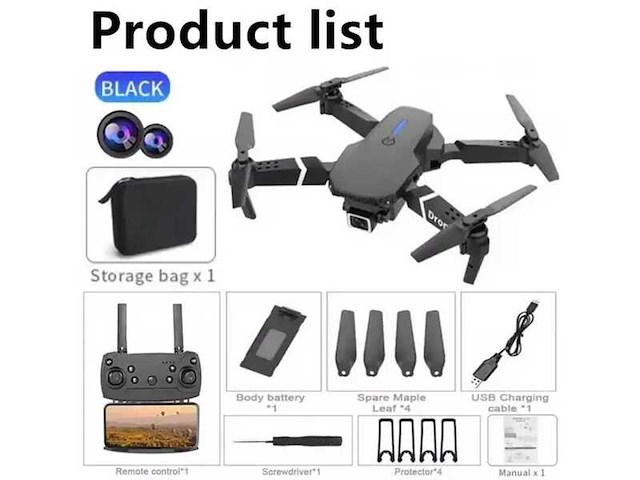 Air 4k dual camera drone, skyra24 - afbeelding 5 van  5